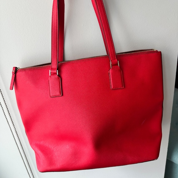 Kate Spade New York Saffiano Leather Shoulder Bag - Red - Picture 4 of 4